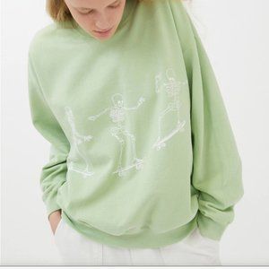 Lime Green Urban Outfitters Crewneck